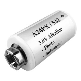Battery A24PX (532, PX24, V24PX) 3.0 Volt Alkaline Battery - with Large Snaps