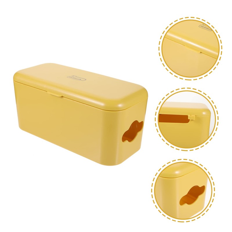 TEHAUX 1pc Cable Storage Box Capacity Wall Wire Organizer Cover