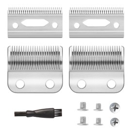2 Pack Professional Replacement Clipper Blades,Precision 2 Holes Adjustable Hair Clipper Parts Blade for 5-Star Senior, Magic Clip, Reflections Senior