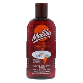 Malibu Malibu Sun Tanning Oil, water-resistant, with beta-carotene and tropical coconut scent, 200 ml