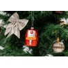 2pcs Blown Glass Air Fryer Ornaments for Christmas Tree