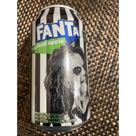 Fanta New Beetlejuice Fanta Haunted Spiced Apple Soda / Pop 12oz Can Sealed