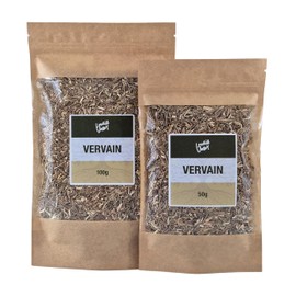 Lowhill Valley Vervain Herbal Infusion - Cut and Dried Verbena Officinalis - Loose-Leaf Herbal Tea - For Relaxation & Mental Well-Being Support - 100% Natural - 50g