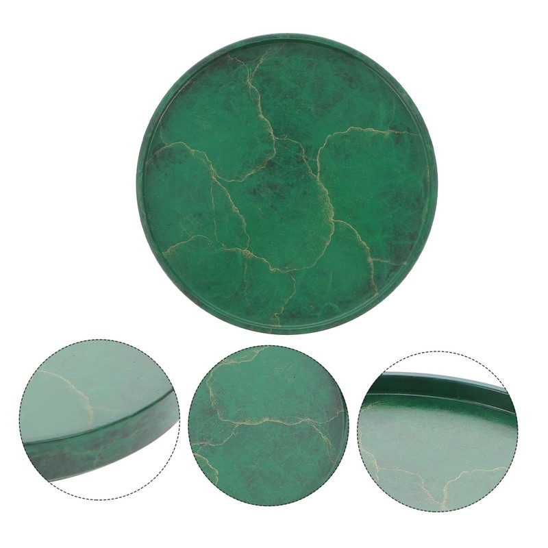 Mobestech Brass Coasters for Drinks Round Heat Resistant Coasters Protect