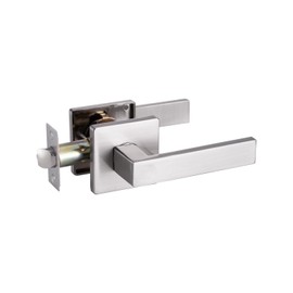MENDOCK SAH-RT-PE GreenShield SteelCore Door Knob/Lever with Deadbolt/Latch for Passage Door Use, ANSI Standard (1, Satin Nickel)
