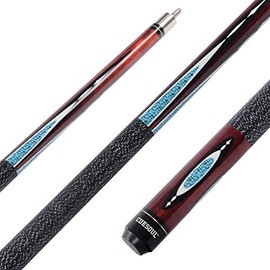 CUESOUL Combo Set of House Bar Pool Cue Sticks - 2 Cue Sticks Packed in 2x2 Hard Pool Cue Case E204
