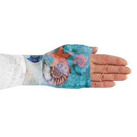 Lymphedivas Sea Breeze Medical Graduated Compression Gauntlet for Lymphedema (20-30 mmHg Small Left)