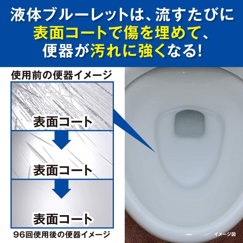 [Bulk Purchase] Liquid Bluelet Toilet Tank Aromatic Cleaner, Clean Blue