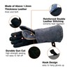 Welding Gloves Stitching Heat/Fire Resistant Mitts for BBQ Oven Grill