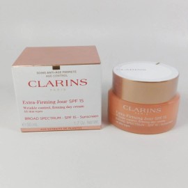 CLARINS Extra-Firming Day SPF 15 - All Skin Types 1.7 oz/ 50 ml* NEW IN BOX*