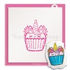Unicorn Cupcake PYO Stencil and Cookie Cutter