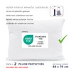 Twillie Waterproof Pillow Protectors (Pack of 2) – for 60