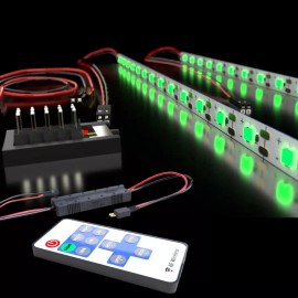 Traxxas Double LED Under Car Chassis for RC 1/10 traxxas W/Remote - Blue light + controller