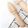 ABOOFAN 3pcs Beech Wood Lemon Juicer Handheld Manual Citrus Reamer