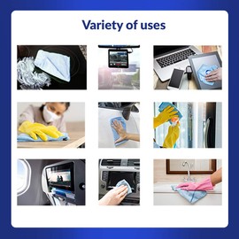 AF Microfibre Cleaning Cloth 29.9cm x 27.6cm soft & absorbent cleaning cloth for polishing glass, screens and more.