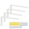 Alise Floating Shelf Brackets Heavy Duty L-Shaped Wall Brackets -