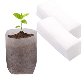 gardtree Non Woven Nursery Bags 11” x 11.5” 100PCS, Biodegradable Grow Bags Garden Supplies for Vegetable Flower Saplings Tree