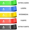 Genérico Cardio Beat Bandas de Resistencia, 5 Piezas, X-Light, Light,