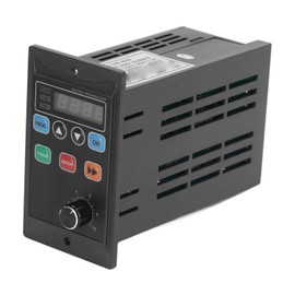 Variable Frequency Drive Controller Vector Control Inverter 60W 1PH 176‑264V Input 3PH 0‑ Output for Mini Motor