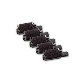 vhbw 5 x Paint Roller, Black Ink Roller, Compatible with Triumph-Adler 4212 PD Nova, 7600 PD Calculator, Cash Register