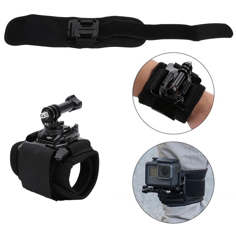 TELESIN 360° Rotary Wrist Strap Arm Hand Strap Belt Mount