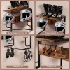 OMISRUIS Motorcycle Helmet Holder Wall Mounted Helmet Holder Wall Mount
