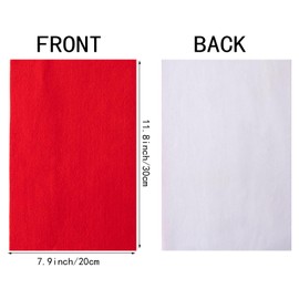 HaoFeiJH 6PCS Self Adhesive Felt Sheet (Pink-8 * 12)