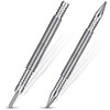 2Pcs Spring Center Punch Hammerless Dual Head Nail Setter Spring