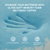 SINWEEK 2 Inch Memory Foam Mattress Topper Twin XL, Twin