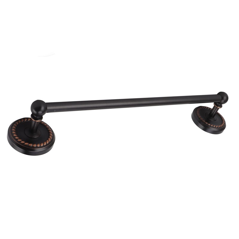 All Copper Bathroom Towel Bar European Style Wall Mounted Towel
