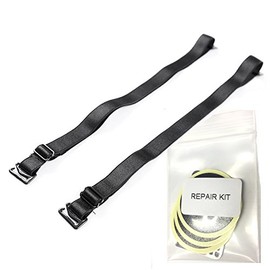 Airhawk or other Motorcycle Air Cushion Seating System Replacement Straps (2) and Patch Kit (2)