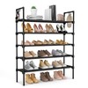 LANTEFUL 5 Tier Shoe Rack for Closet Shoe Organizer with