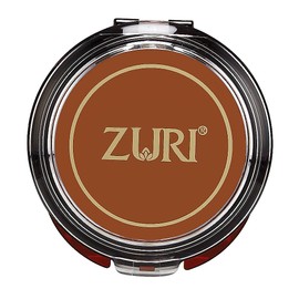 Zuri Naturally Sheer Satin Finish Pressed Powder - Toffee