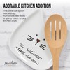 Pavilion Gift Company 37114 I Licked Ceramic Cat Spoon Rest,