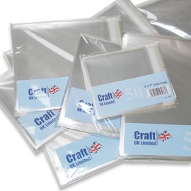 Craft UK 867 25 A4 Cello bags