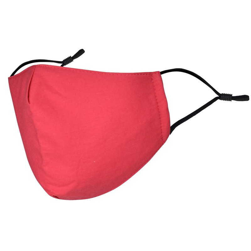 Basic Sense 100% Cotton Washable Reusable Skin Friendly Plain Face