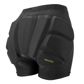 Kids Butt & Hip Padded Shorts for Skating,Youth Hip Protection Pads Figure Skating Shorts Crash Butt Pads for Tailbone & Butt (Black, X-Small)