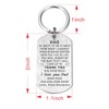CPLJW Dad Keychain Gifts from Son Daughter - I Love