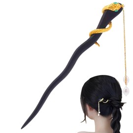 Hair Sticks, 1 Sandalwood Snake Hair Sticks, Vintage Hair Chopsticks, Hairpin Hair Clips, Hair Stick, Hair Accessories, Hair Sticks, Flower Hair Sticks for Women, Girls, Hair Accessories