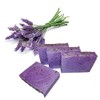 KIT 4 JABONES ARTESANALES en BARRA NEUTRO LAVANDA