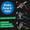 Faber-Castell Shake & Paint Markers: Classic - 6 Count Dual
