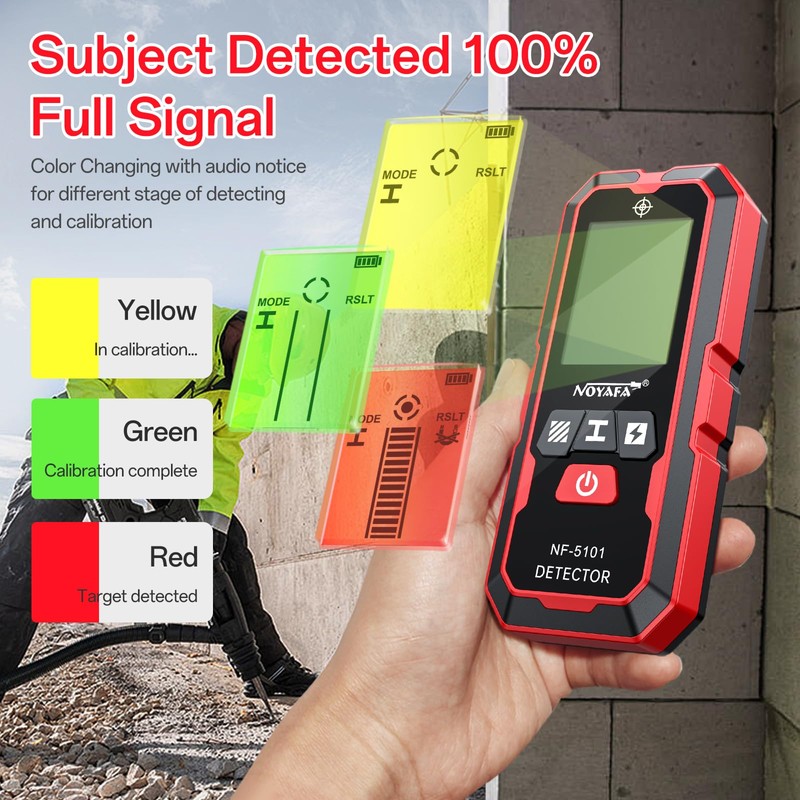 NOYAFA Stud Finder Wall Scanner Detector, Electronic Wall Wood Metal