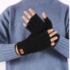 Unbranded Dark Blue Fingerless Wool Knitting Gloves ~ POSH~ ONE