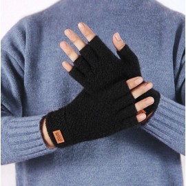 Unbranded Dark Blue  Fingerless Wool Knitting Gloves ~ POSH~ ONE SIZE FITS ALL- USA SHIP