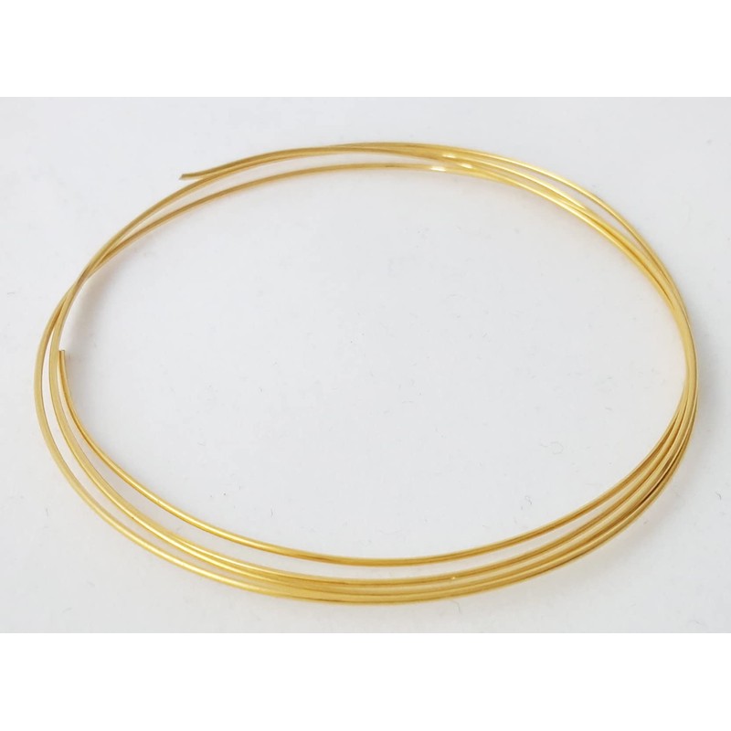24 Gauge 99.99% Pure 24K Solid Yellow Gold Wire Round