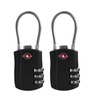 Maizoon TSA Approved 3 Digit Combination Lock with Password, Resettable