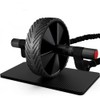 Wheel Exercise Roller with Non Slip Knee Pad Resistance Band