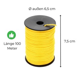 Mason's Line / Paving Cord / Laying Cord / Solder / Construction Line 100 m / 2 mm