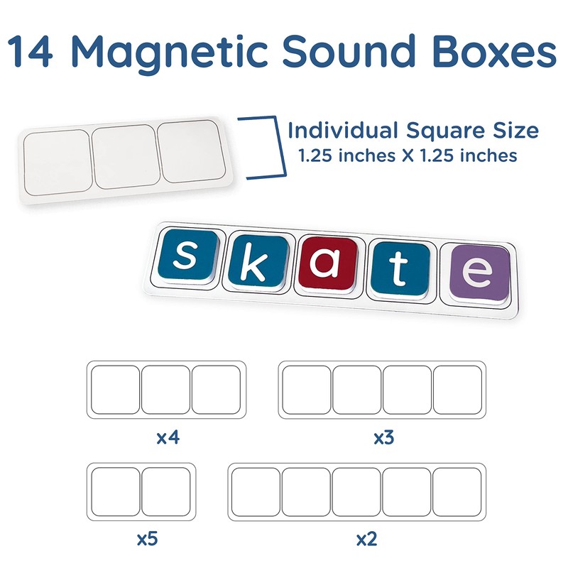 Learning Letters by Four Dublee - 109 Phonics Letter Tiles