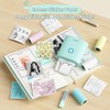 JADENS Mini Sticker Printer-2 Inch Bluetooth Thermal Pocket Printer,Inkless Portable